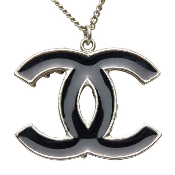 CHANEL Black Logo Necklace - Picture 3 of 6